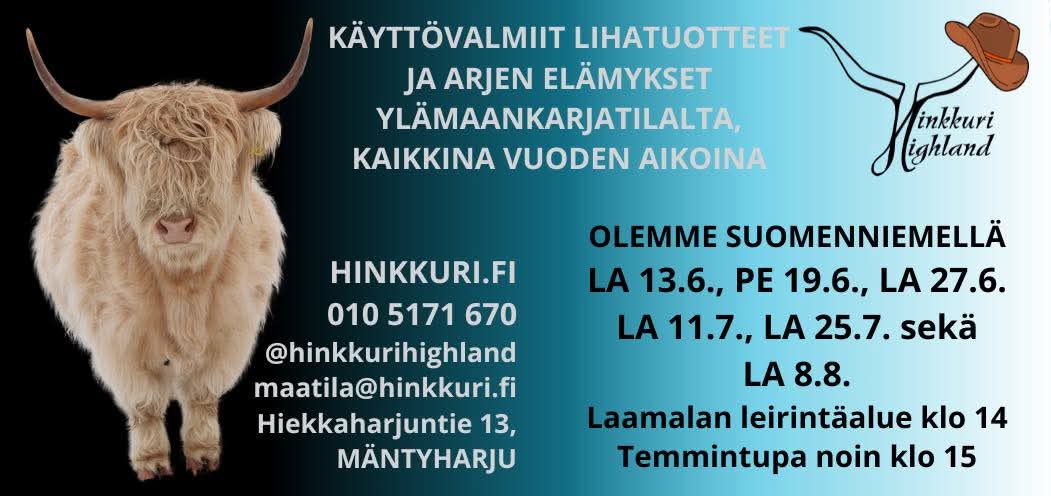 Hinkkuri Highland, ylämaankarja, lihamyynti